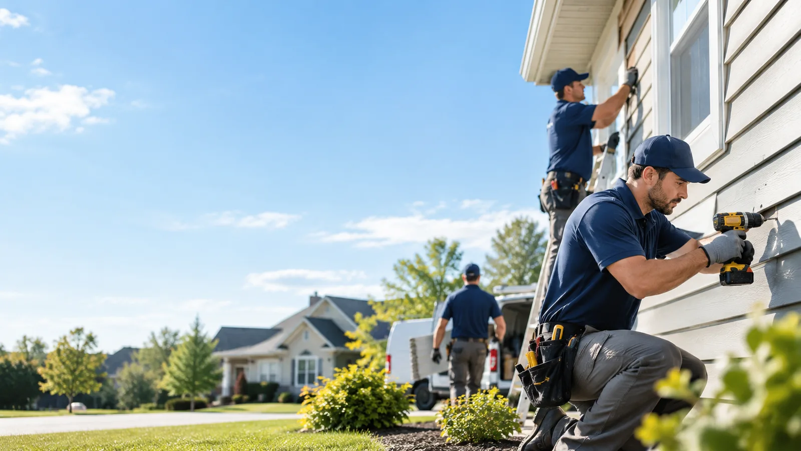 Cracked Siding Repair in Columbus, IN
